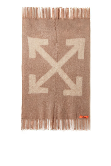 Arrows Mohair Wool Blend Blanket
